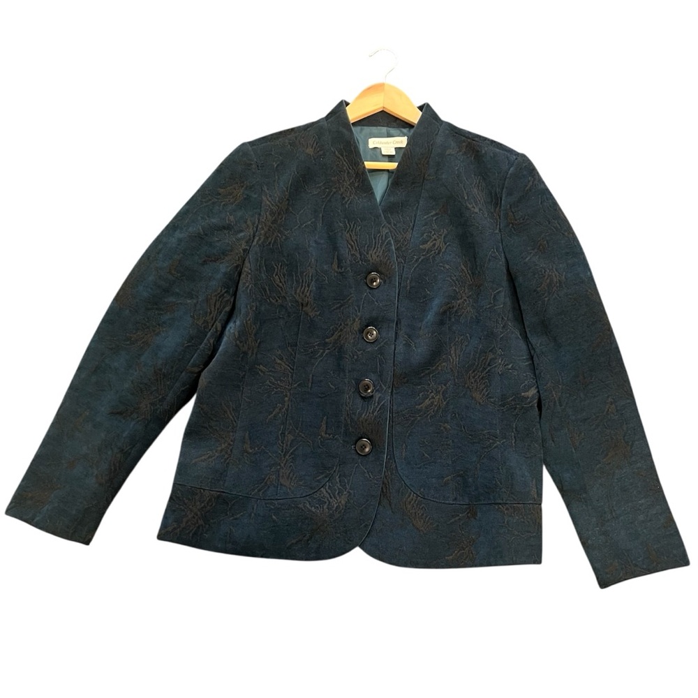 Coldwater Creek Midnight Blue Blazer